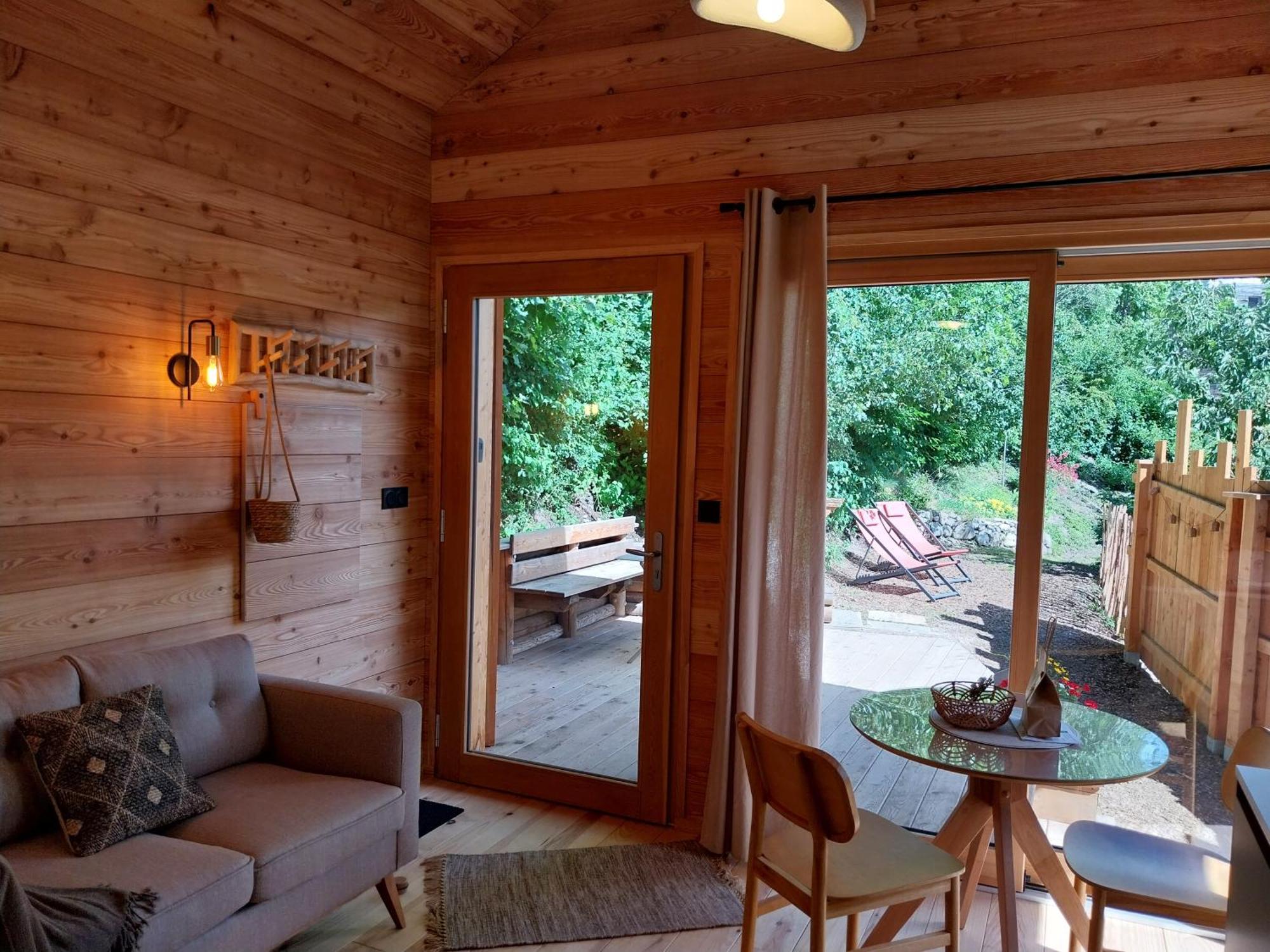 Petit Chalet Neuf Independant 2 Pers "La Cabane De Jean " Briançon 외부 사진
