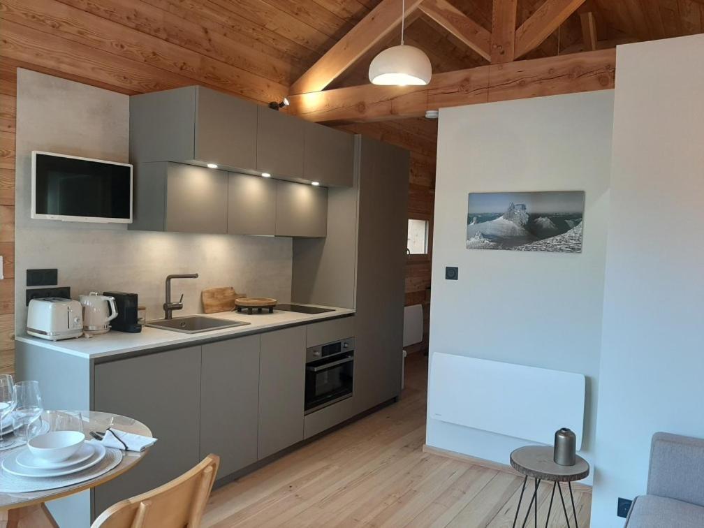 Petit Chalet Neuf Independant 2 Pers "La Cabane De Jean " Briançon 외부 사진