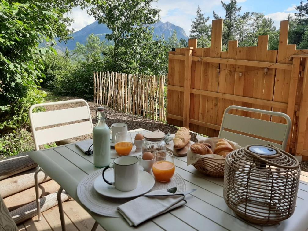 Petit Chalet Neuf Independant 2 Pers "La Cabane De Jean " Briançon 외부 사진