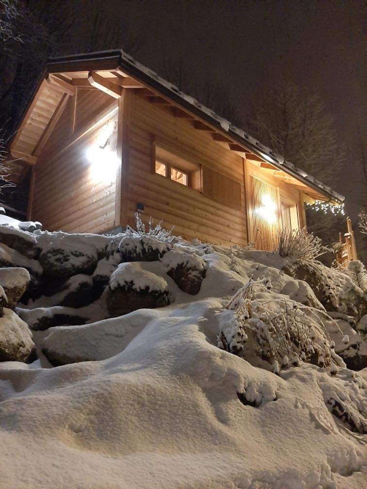 Petit Chalet Neuf Independant 2 Pers "La Cabane De Jean " Briançon 외부 사진