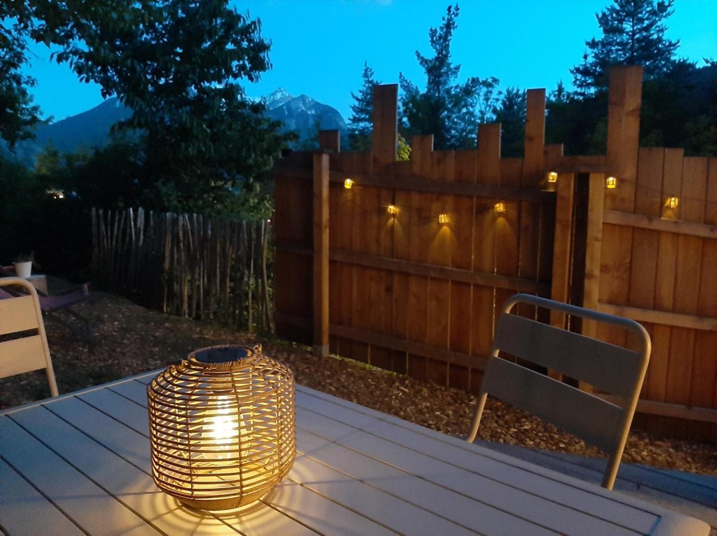 Petit Chalet Neuf Independant 2 Pers "La Cabane De Jean " Briançon 외부 사진